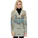 Iceland Aurora Borealis Button Up Hooded Coat  View1