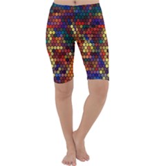 Pattern Dots Wallpaper Seamless Pattern Cropped Leggings  by Ndabl3x