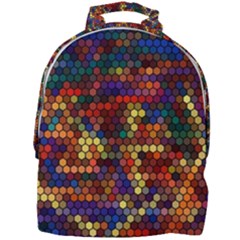 Zig Zag Pattern Geometric Design Mini Full Print Backpack by Ndabl3x