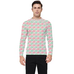 Mosaic Hexagon Honeycomb Men s Long Sleeve Rash Guard by Ndabl3x