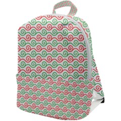 Mosaic Hexagon Honeycomb Zip Up Backpack by Ndabl3x
