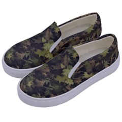 Pattern Seamless Antique Luxury Kids  Canvas Slip Ons by Ndabl3x