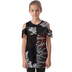 Abstract City Retro Sunset Night Fold Over Open Sleeve Top by Bedest