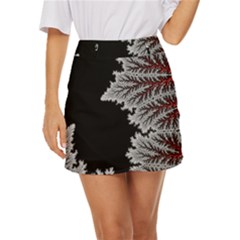 Himalaya Nature Mountain Mini Front Wrap Skirt by Bedest