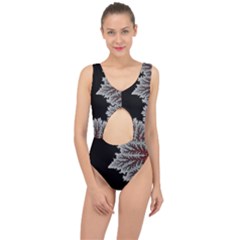 Astrology Surreal Surrealism Trippy Visual Art Center Cut Out Swimsuit by Bedest