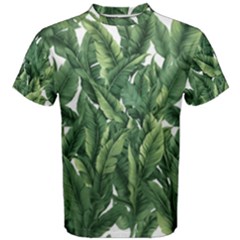 Tropical Leaves Men s Cotton T-shirt by goljakoff