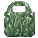 Tropical leaves Premium Foldable Grocery Recycle Bag View1