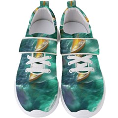 Dolphins Sea Ocean Water Men s Velcro Strap Shoes by Cemarart