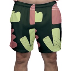Elements Scribbles Wiggly Line Men s Shorts by Cemarart