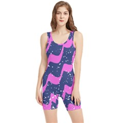 Texture Watercolour Liquify Women s Wrestling Singlet by Cemarart