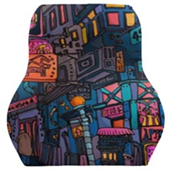 Wallet City Art Graffiti Car Seat Back Cushion  by Bedest