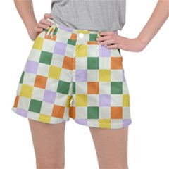 Board Pictures Chess Background Women s Ripstop Shorts by Maspions