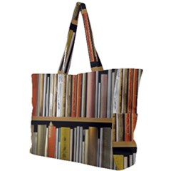 Book Nook Books Bookshelves Comfortable Cozy Literature Library Study Reading Reader Reading Nook Ro Simple Shoulder Bag by Maspions