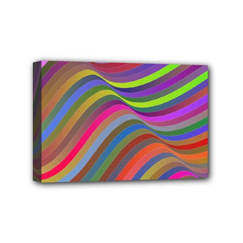 Psychedelic Surreal Background Mini Canvas 6  X 4  (stretched) by Askadina