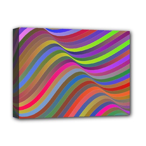 Psychedelic Surreal Background Deluxe Canvas 16  X 12  (stretched)  by Askadina