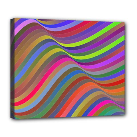 Psychedelic Surreal Background Deluxe Canvas 24  X 20  (stretched) by Askadina