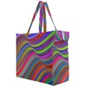 Psychedelic Surreal Background Canvas Travel Bag View2