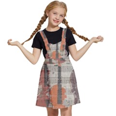 Music Notes Score Song Melody Classic Classical Vintage Violin Viola Cello Bass Kids  Apron Dress by Maspions