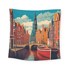 London England Bridge Europe Buildings Architecture Vintage Retro Town City Square Tapestry (small) by Maspions