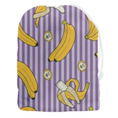 Pattern Bananas Fruit Tropical Seamless Texture Graphics Drawstring Pouch (3xl) by Bedest
