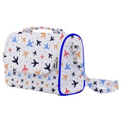 Airplane Pattern Plane Aircraft Fabric Style Simple Seamless Satchel Shoulder Bag by Bedest