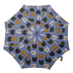 Cat Cat Background Animals Little Cat Pets Kittens Hook Handle Umbrellas (small) by Maspions