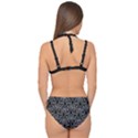 Noir Nouveau Chic Pattern Double Strap Halter Bikini Set View2