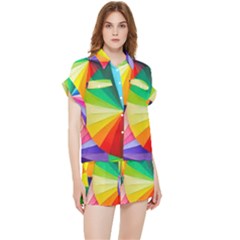 Bring Colors To Your Day Chiffon Lounge Set by elizah032470