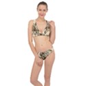 Vintage-antique-plate-china Classic Banded Bikini Set  View1