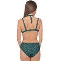 Squares cubism geometric background Double Strap Halter Bikini Set View2