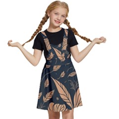Background Pattern Leaves Texture Kids  Apron Dress by Maspions