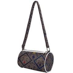 Pattern Seamless Antique Luxury Mini Cylinder Bag by Maspions