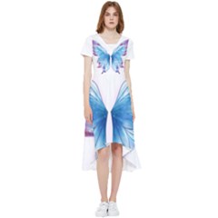 Butterfly-drawing-art-fairytale  High Low Boho Dress by saad11