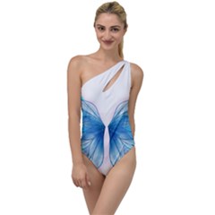 Butterfly-drawing-art-fairytale  To One Side Swimsuit by saad11