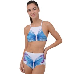 Butterfly-drawing-art-fairytale  Halter Tankini Set by saad11