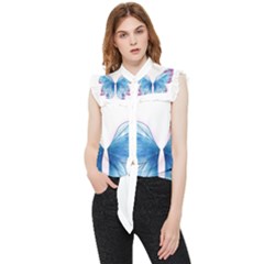 Butterfly-drawing-art-fairytale  Frill Detail Shirt by saad11