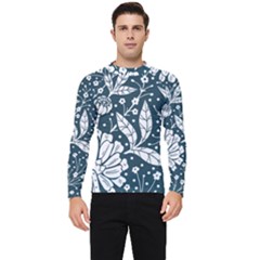 Spring Pattern Men s Long Sleeve Rash Guard by AlexandrouPrints