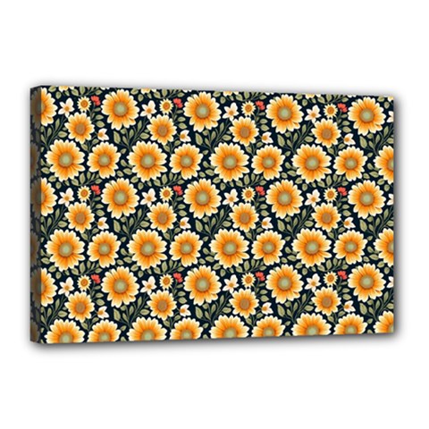 Flower 120424 Canvas 18  X 12  (stretched) by zappwaits
