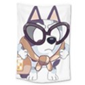 bluey funny Large Tapestry View1