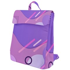 Colorful Labstract Wallpaper Theme Flap Top Backpack by Apen