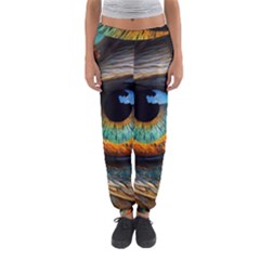 Eye Bird Feathers Vibrant Women s Jogger Sweatpants by Hannah976