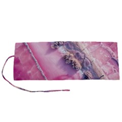 Texture Pink Pattern Paper Grunge Roll Up Canvas Pencil Holder (s) by Ndabl3x