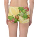 Pattern Texture Leaves Reversible Boyleg Bikini Bottoms View4