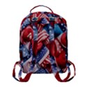 Us presidential election colorful vibrant pattern design  Flap Pocket Backpack (Small) View3