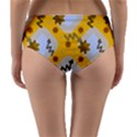 Art Pattern Design Background Reversible Mid-Waist Bikini Bottoms View2