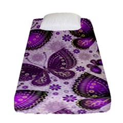 Butterflies Butterfly Insect Nature Fitted Sheet (single Size) by Proyonanggan