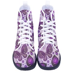Butterflies Butterfly Insect Nature Kid s High-top Canvas Sneakers by Proyonanggan