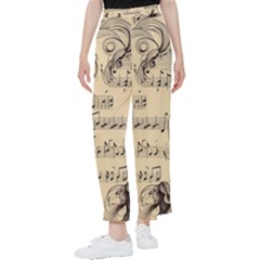 Musical Swirls Ladies Women s Pants  by RiverRootz