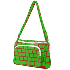 Keyboard Keys Computer Input Pc Front Pocket Crossbody Bag by Ravend