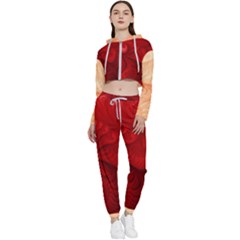 Lachs Kl Rotweissschwarz Kl Cropped Zip Up Lounge Set by 2607694c